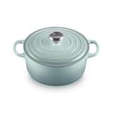 Le Creuset Signature 24cm Cast Iron Round Casserole - Sea Salt