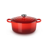 Le Creuset Signature Cast Iron 26cm Round Casserole - Cerise