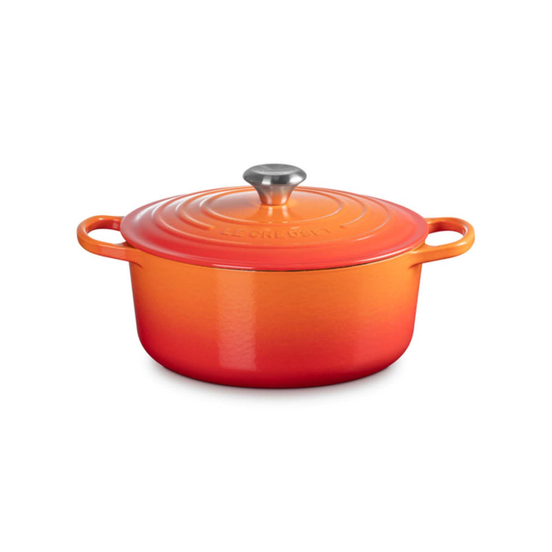 Le Creuset Signature Cast Iron 26cm Round Casserole - Volcanic