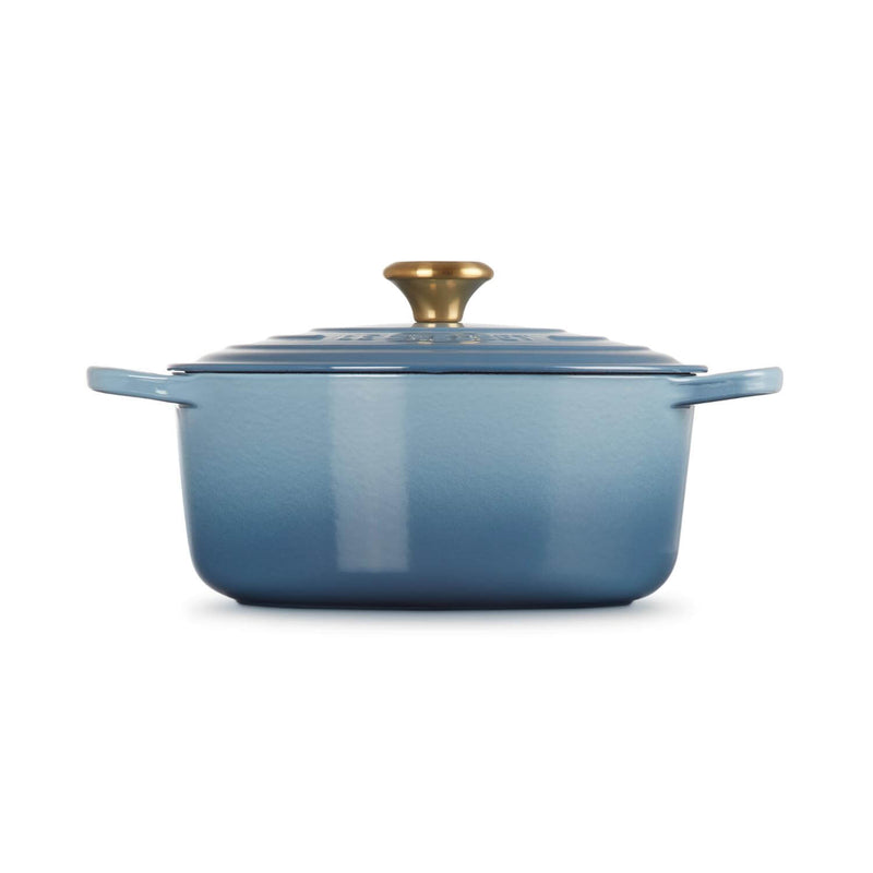 Le Creuset Signature Cast Iron 26cm Round Casserole - Chambray