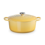 Le Creuset Signature Cast Iron 28cm Round Casserole - Camomille