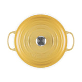 Le Creuset Signature Cast Iron 28cm Round Casserole - Camomille