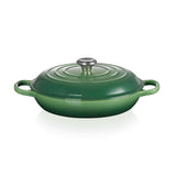 Le Creuset Signature Cast Iron 30cm Shallow Casserole  - Bamboo Green