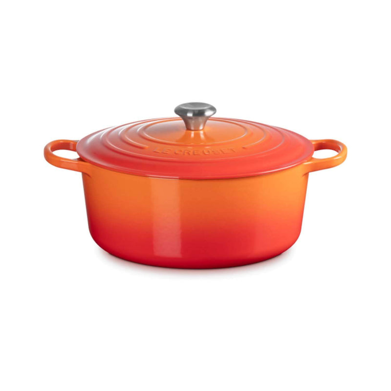 Le Creuset Signature Cast Iron 30cm Round Casserole - Volcanic