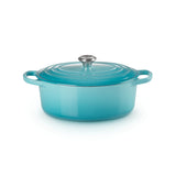 Le Creuset Signature Cast Iron 25cm Oval Casserole - Teal