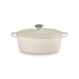 Le Creuset Signature Cast Iron 25cm Oval Casserole - Meringue