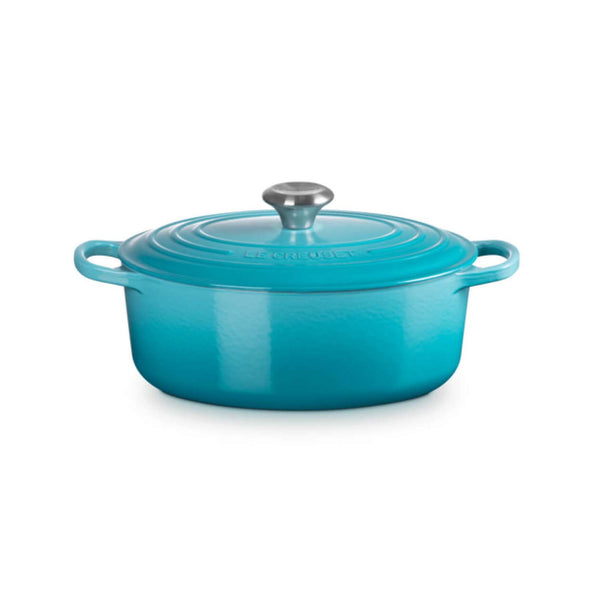 Le Creuset Signature Cast Iron 27cm Oval Casserole - Teal