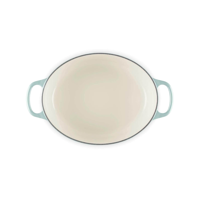 Le Creuset Signature 27cm Cast Iron Oval Casserole - Sea Salt