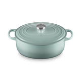 Le Creuset Signature 29cm Cast Iron Oval Casserole - Sea Salt