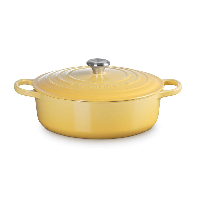 Le Creuset Signature Cast Iron 30cm Round Risotto Pot / Casserole - Camomille