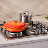 Le Creuset Signature Cast Iron 22cm Shallow Casserole - Volcanic