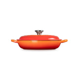 Le Creuset Signature Cast Iron 22cm Shallow Casserole - Volcanic