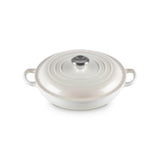 Le Creuset Signature Cast Iron 22cm Shallow Casserole - Meringue