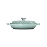 Le Creuset Signature Cast Iron 22cm Shallow Casserole - Sea Salt