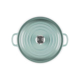 Le Creuset Signature Cast Iron 22cm Shallow Casserole - Sea Salt