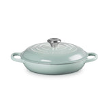 Le Creuset Signature Cast Iron 26cm Shallow Casserole - Sea Salt