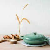 Le Creuset Signature Cast Iron 26cm Shallow Casserole - Sea Salt