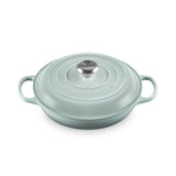 Le Creuset Signature Cast Iron 26cm Shallow Casserole - Sea Salt