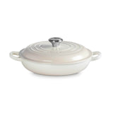 Le Creuset Signature Cast Iron 30cm Shallow Casserole - Meringue