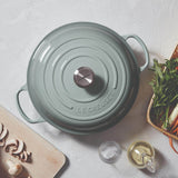 Le Creuset Signature Cast Iron 30cm Shallow Casserole - Sea Salt