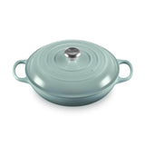 Le Creuset Signature Cast Iron 30cm Shallow Casserole - Sea Salt