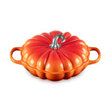 Le Creuset Halloween Signature Cast Iron 28cm Pumpkin Shallow Casserole - Volcanic