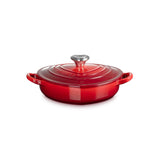 Le Creuset Cast Iron  Heart Shape Dish with Lid - Cerise