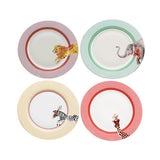 Yvonne Ellen 4-Piece Fine China Side Plates - Animal