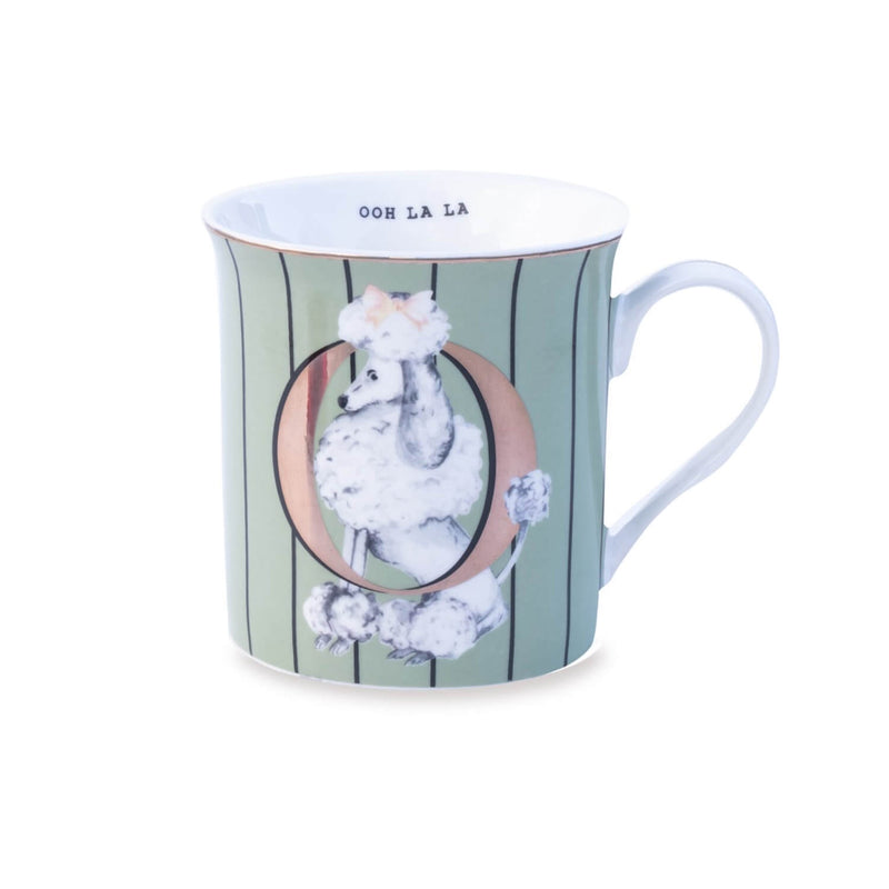 Yvonne Ellen Bone China 330ml Alphabet Mug - O