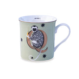 Yvonne Ellen Bone China 330ml Alphabet Mug - Q