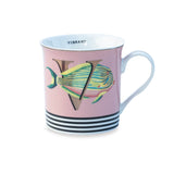 Yvonne Ellen Bone China 330ml Alphabet Mug - V