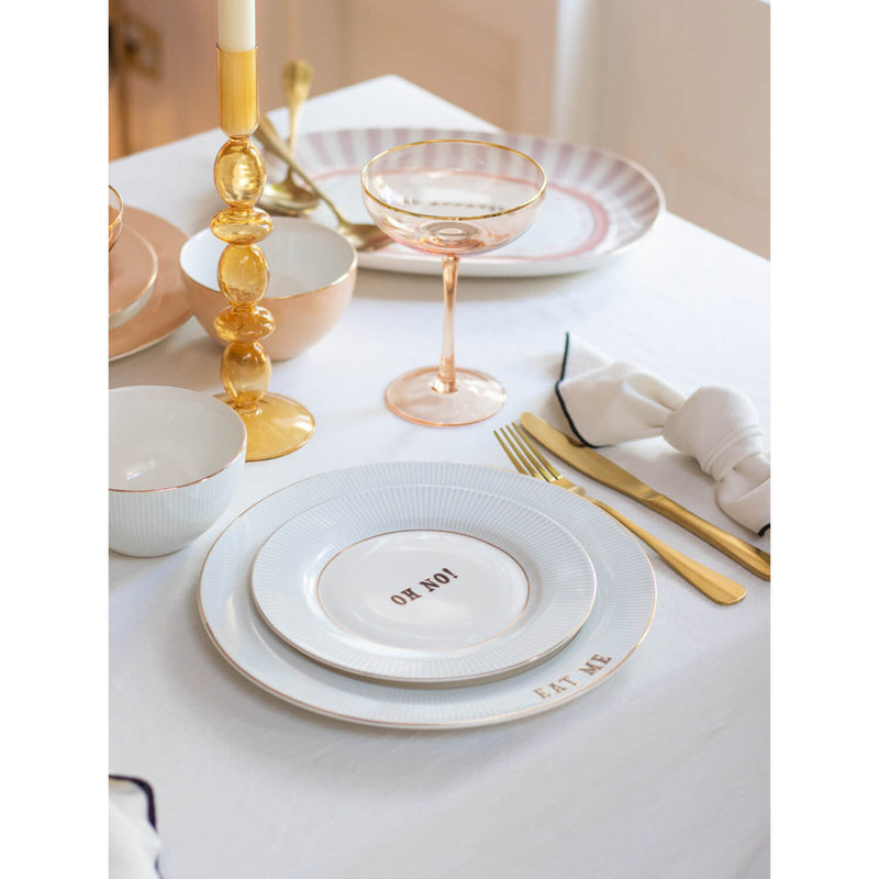 Yvonne Ellen 4-Piece Fine China Side Plates - Slogan