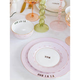 Yvonne Ellen 4-Piece Fine China Side Plates - Slogan