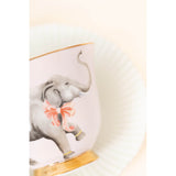 Yvonne Ellen Fine China Teacup & Saucer - Elephant