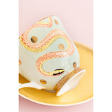 Yvonne Ellen Fine China Teacup & Saucer - Snakey