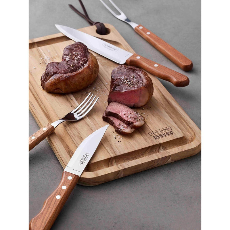 Tramontina Churrasco 4-Piece Jumbo Steak Knife Set