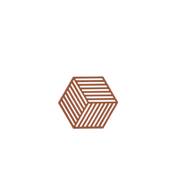 Zone Denmark Hexagon Silicone Trivet - Terracotta