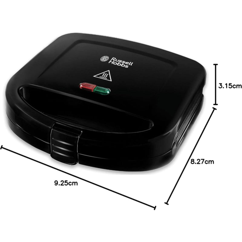 Russell Hobbs 2 Portion Electric Sandwich Toaster - Black