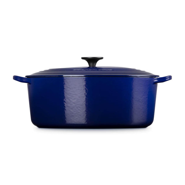 Le Creuset Signature 31cm Cast Iron Oval Casserole - Indigo