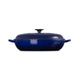 Le Creuset Signature 30cm Round Shallow Casserole - Indigo