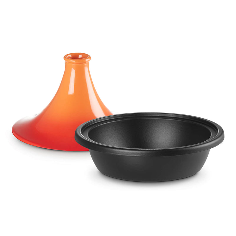 Le Creuset Cast Iron 31cm Round Tagine - Volcanic