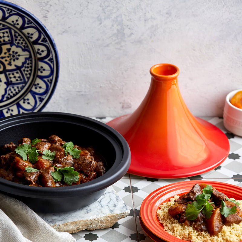 Le Creuset Cast Iron 31cm Round Tagine - Volcanic