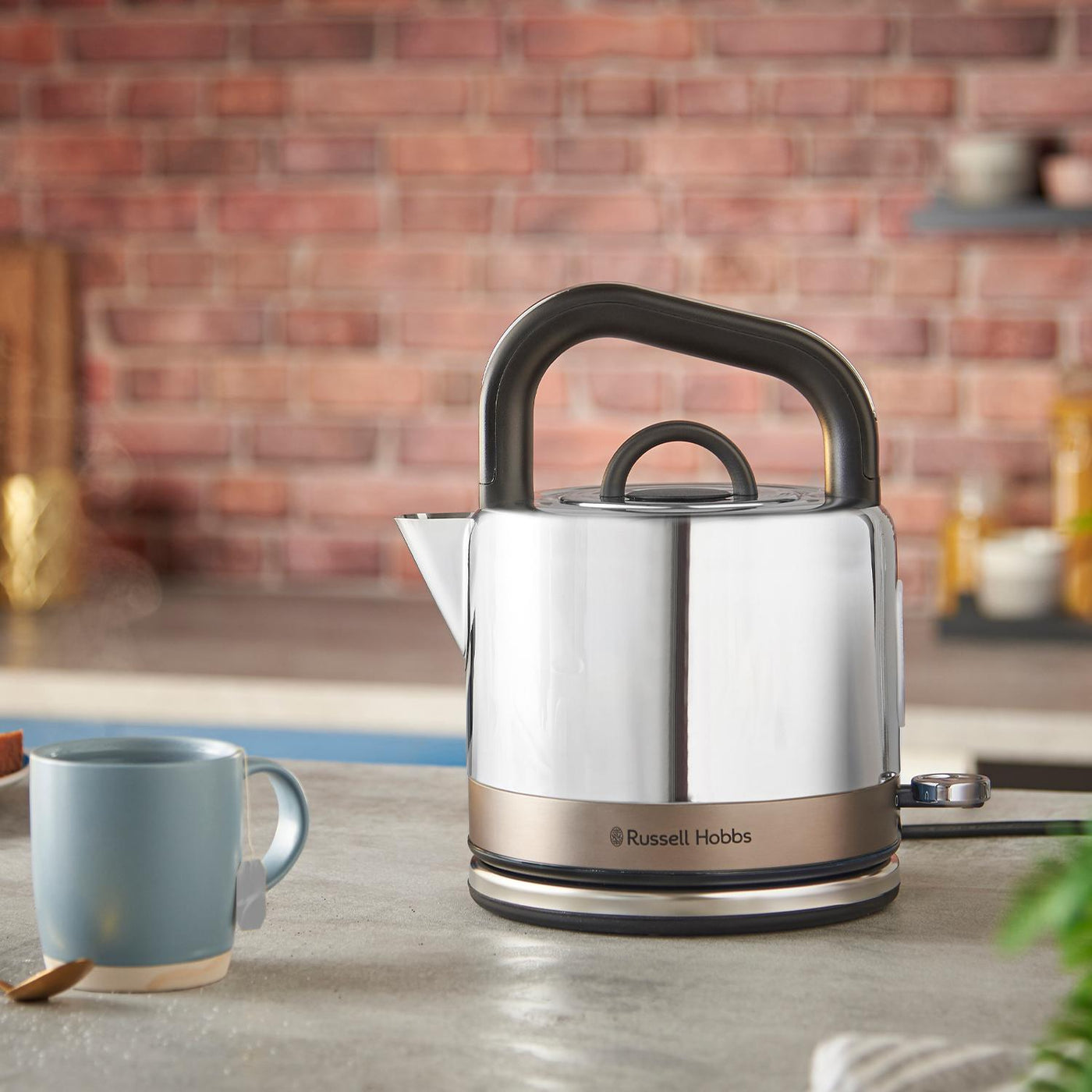 Buy Russell Hobbs Distinctions 1.5 Litre S Steel Kettle Titanium Potters Cookshop