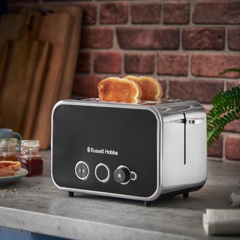 Russell Hobbs Distinctions 2 Slice Toaster - Black