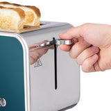 Russell Hobbs Distinctions 2 Slice Toaster - Ocean Blue