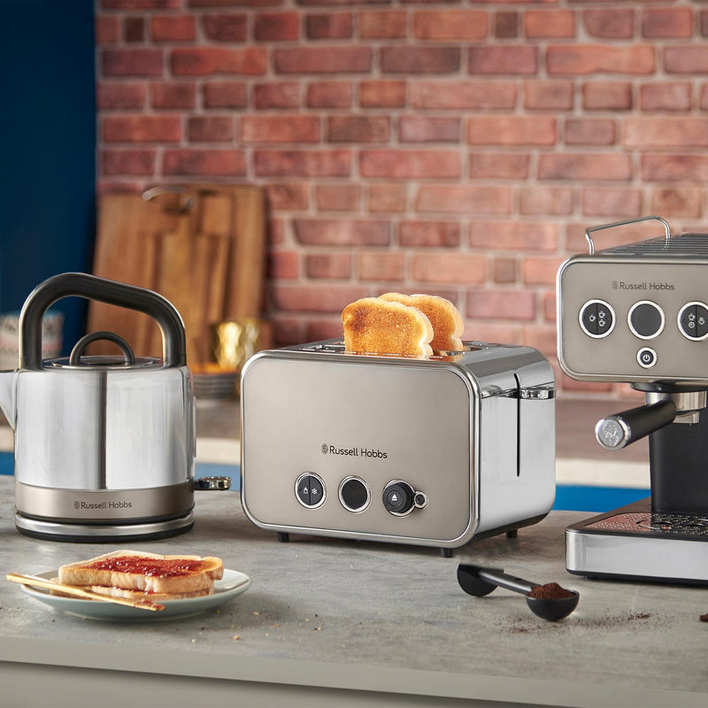 Russell Hobbs Distinctions 2 Slice Toaster - Titanium