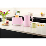 Russell Hobbs Eden 1.7 Litre Kettle & 2-Slice Toaster Set - Raspberry Pink