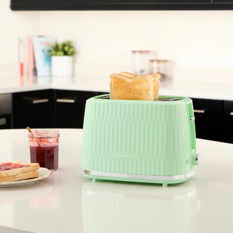 Russell Hobbs 27374 Eden 2 Slice Toaster - Pistachio Green