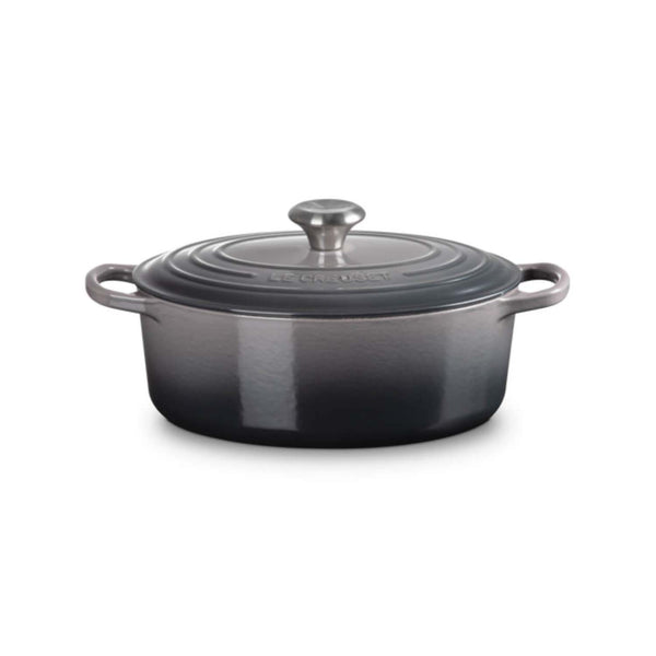 Le Creuset Signature Cast Iron 27cm Oval Casserole - Flint