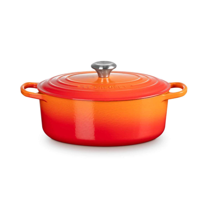 Le Creuset Signature Cast Iron 29cm Oval Casserole - Volcanic